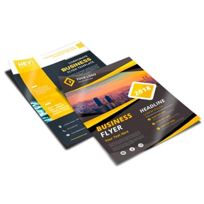 Flyer 10x15cm com Verniz